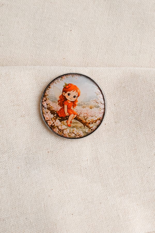 Pin metalic Cireșica