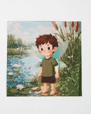 Kit Diamond Painting -Zâna anotimpului - fotografia 3