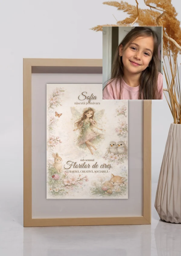 Personalizare cu poză -Tablou din poveste