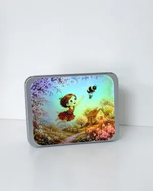 Puzzle Cireșica | 120 piese | în cutie metalică premium - fotografia 4