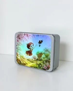 Puzzle Cireșica | 120 piese | în cutie metalică premium - fotografia 5
