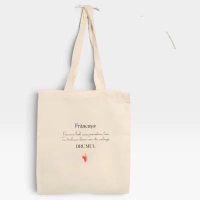 Tote bag din bumbac Frâncușa - fotografia 2