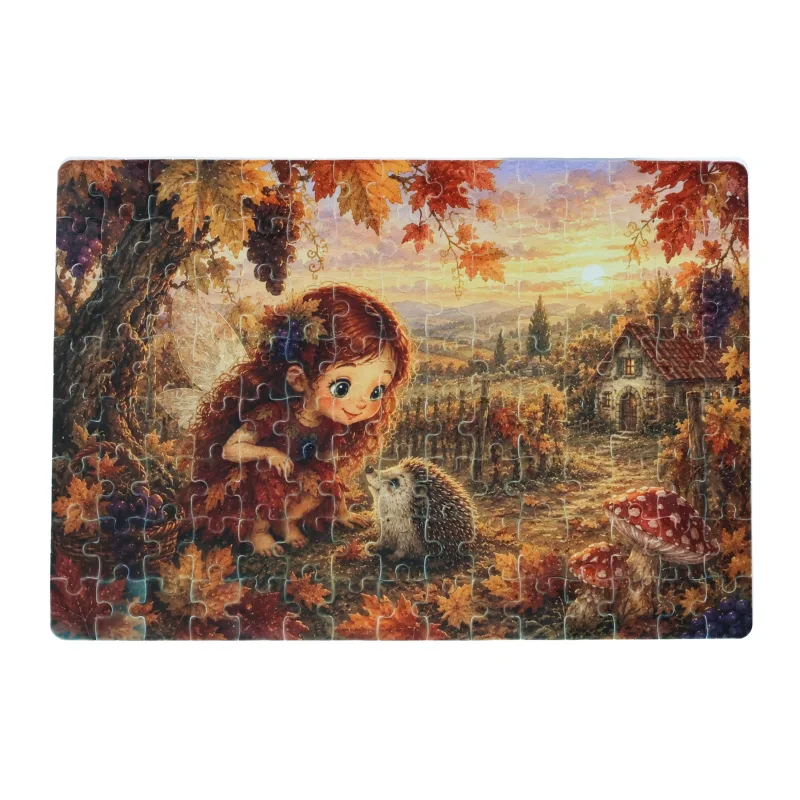 Puzzle Frâncușa | 120 piese | în cutie metalică