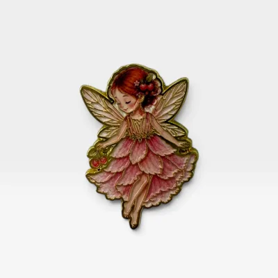 Pin metalic Cireșica - fotografia 1